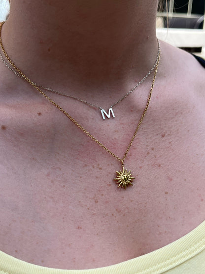 Gold Sun Necklace