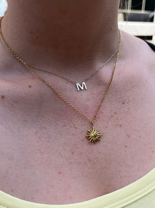Gold Sun Necklace