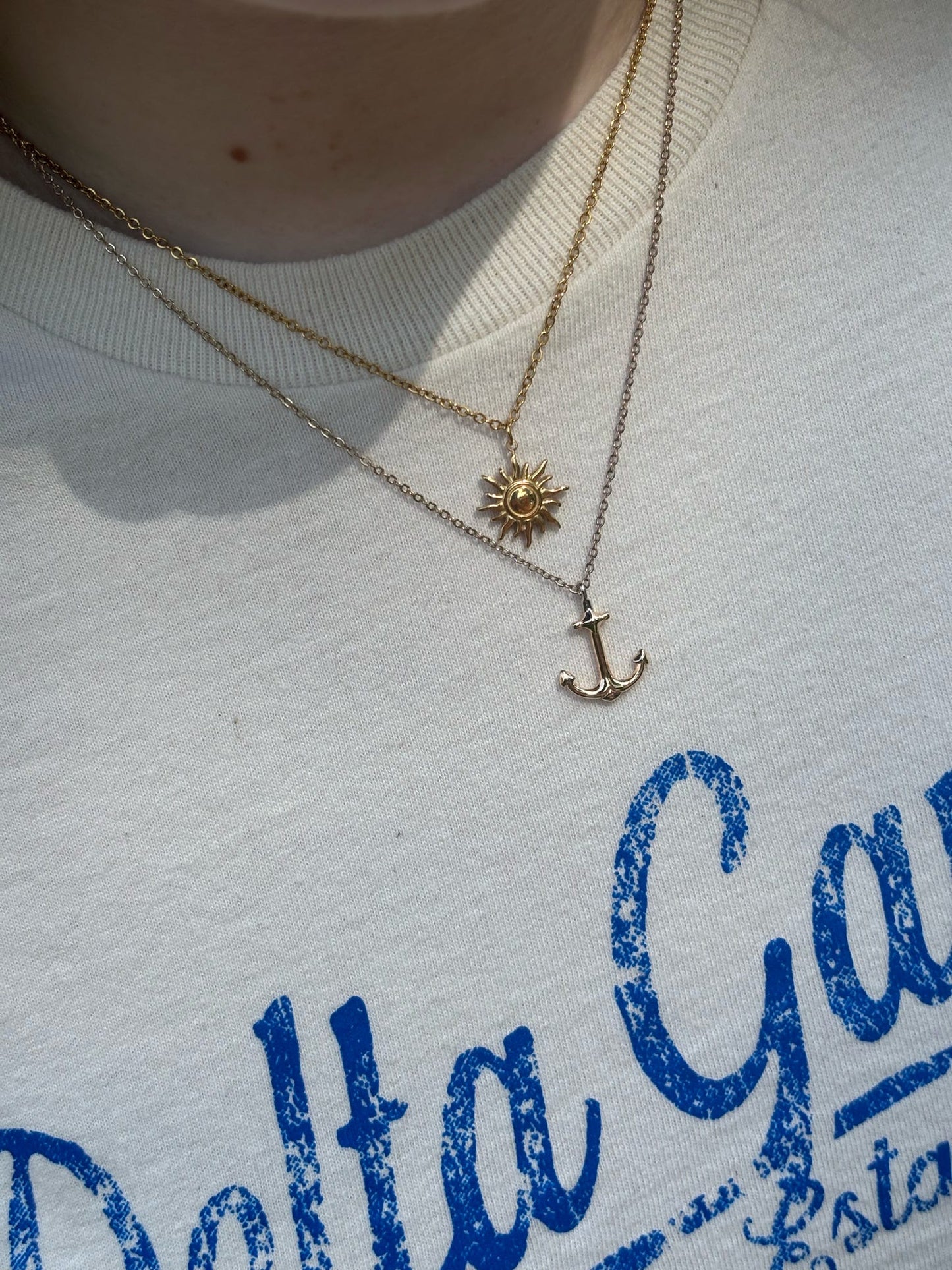 Gold Sun Necklace