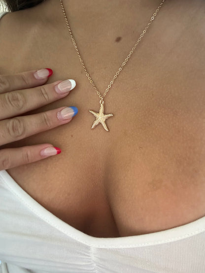 Aubrie Starfish Necklace