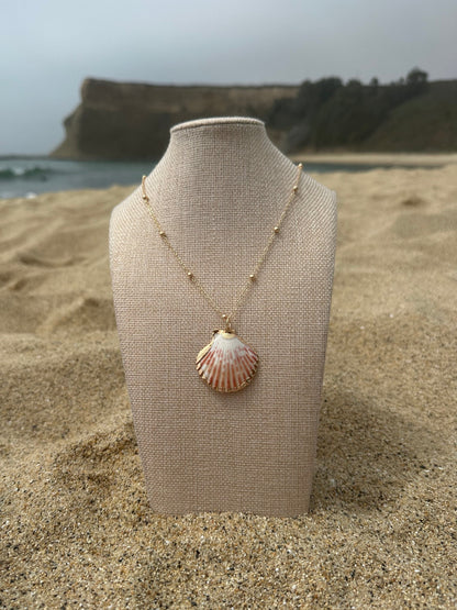 Calico Shell Necklace