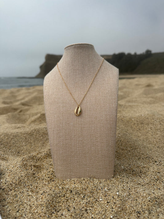 Golden Tide Cowry Shell Necklace