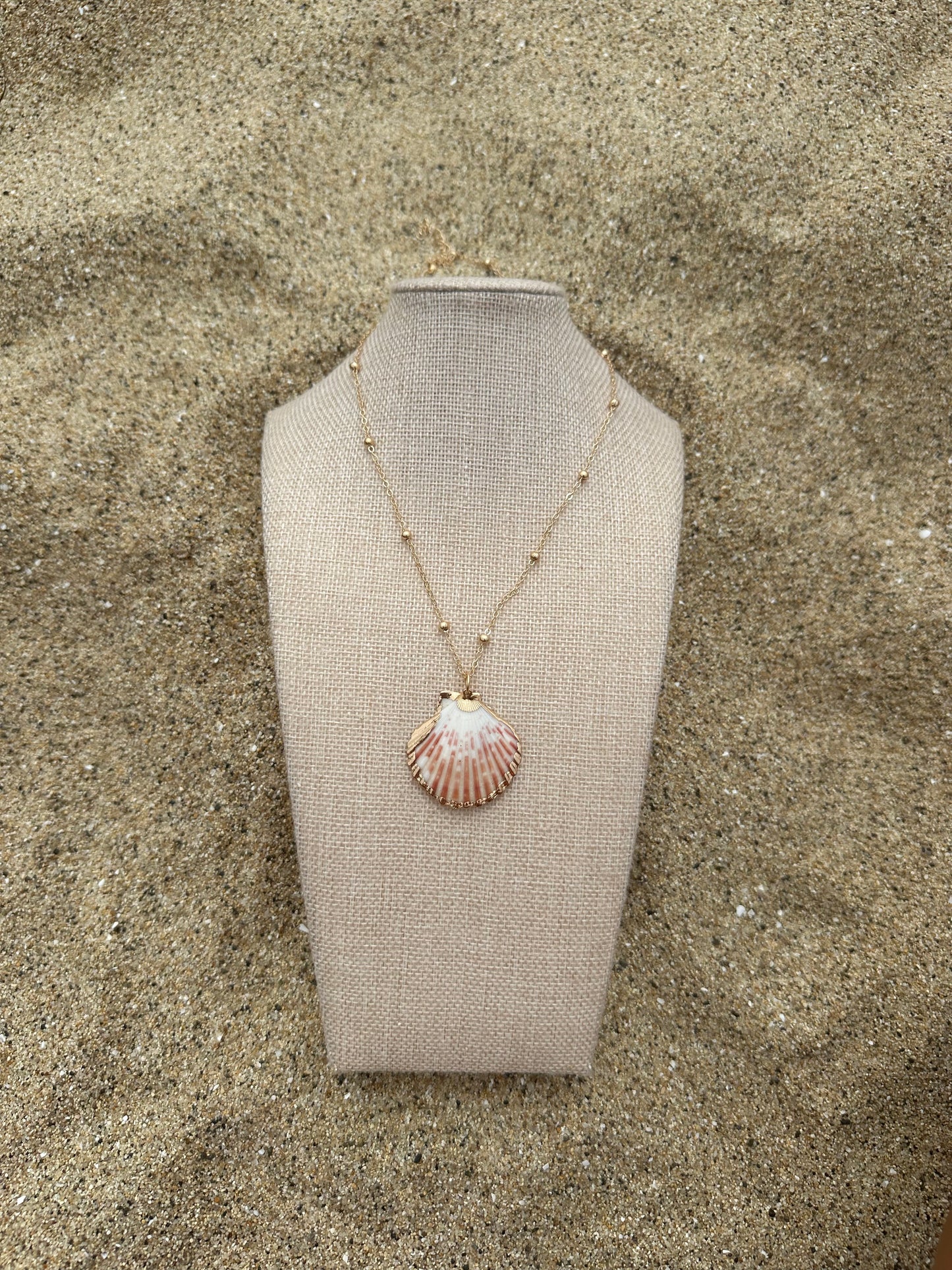 Calico Shell Necklace