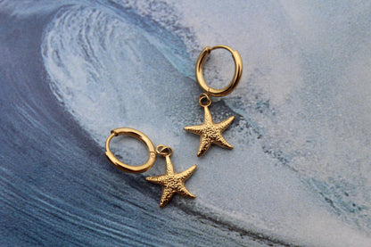 Aubrie Starfish Hoops