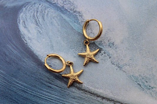 Aubrie Starfish Hoops