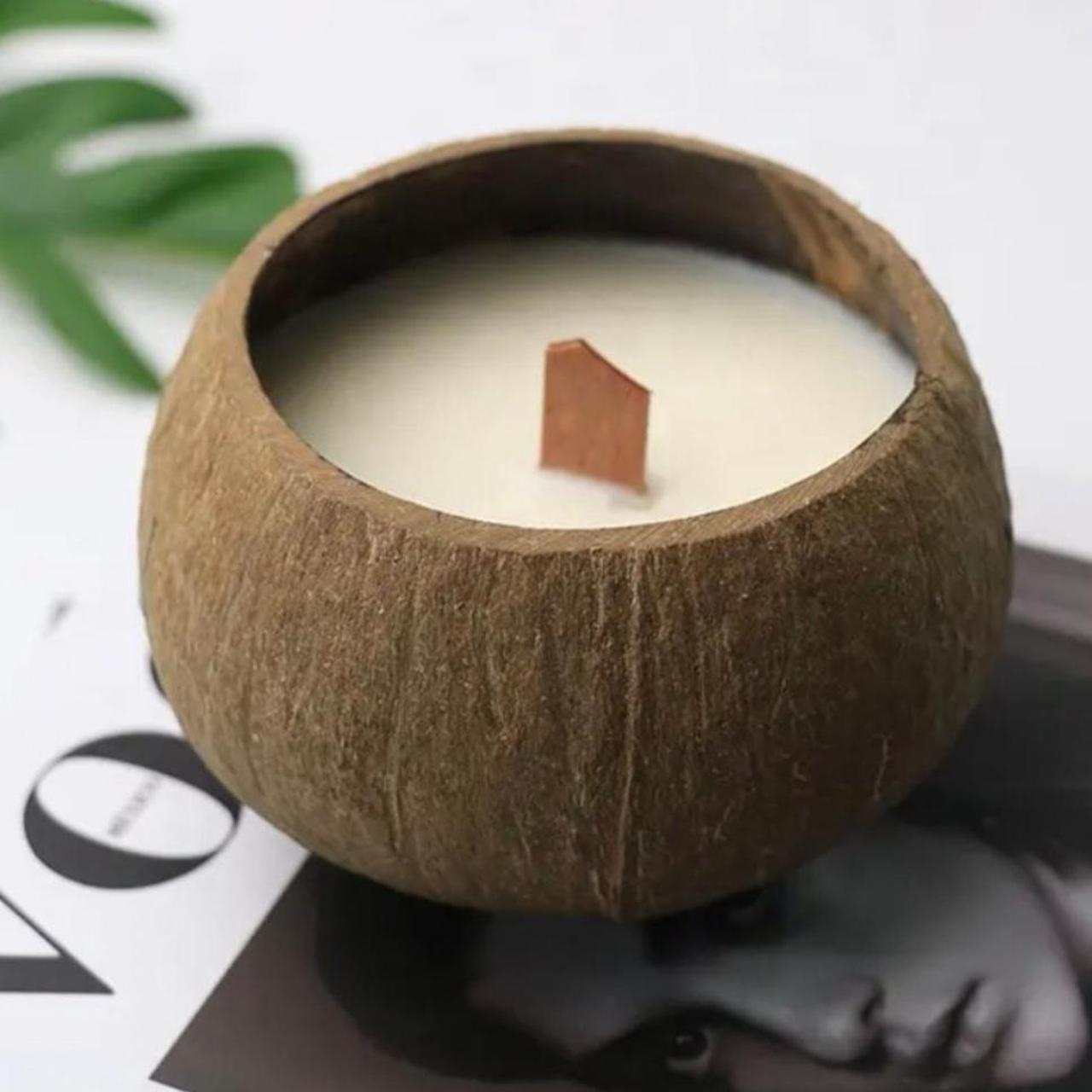 Coconut Shell Candle