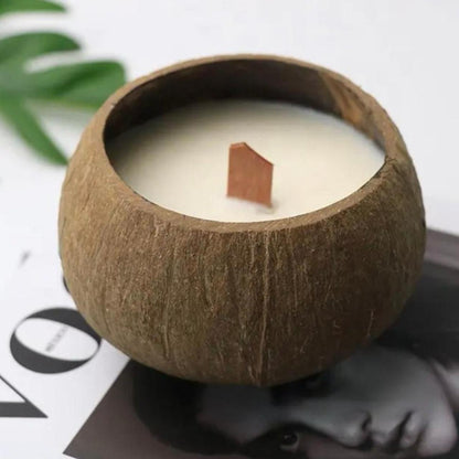 Coconut Shell Candle