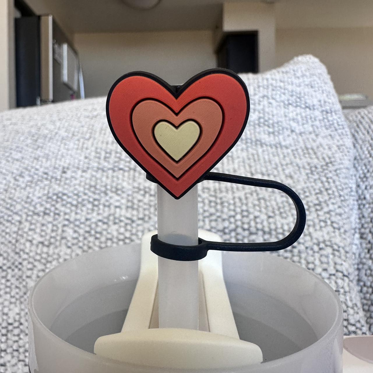 Heart Straw Cover