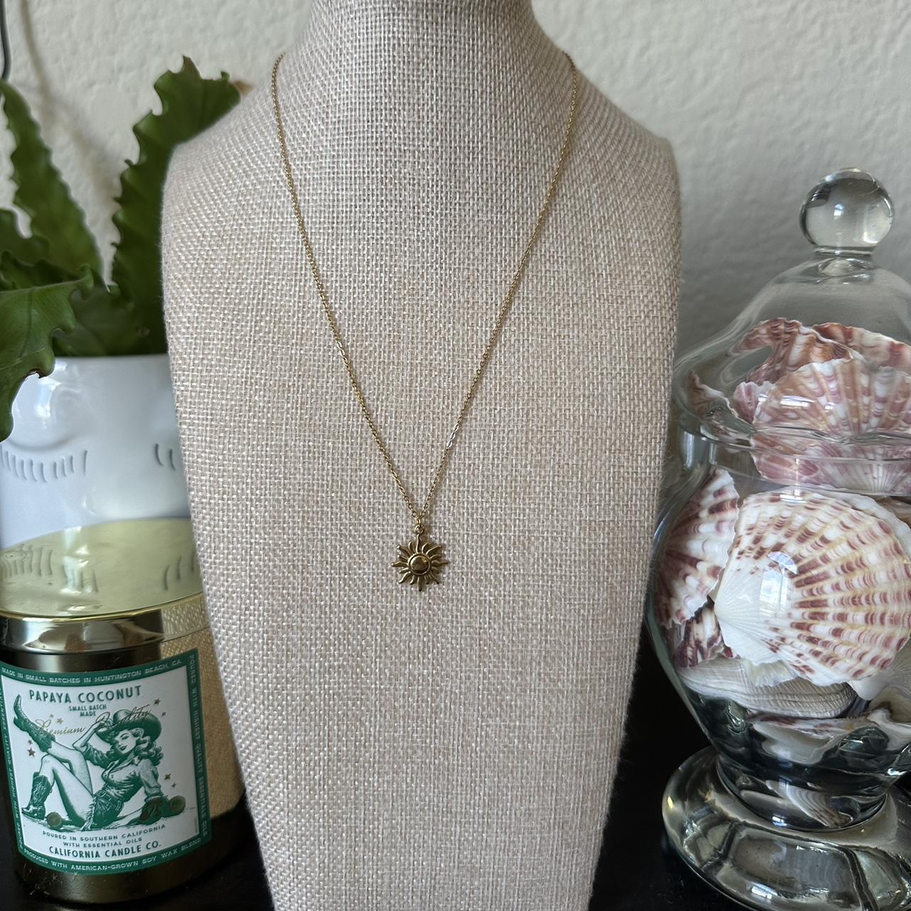 Gold Sun Necklace