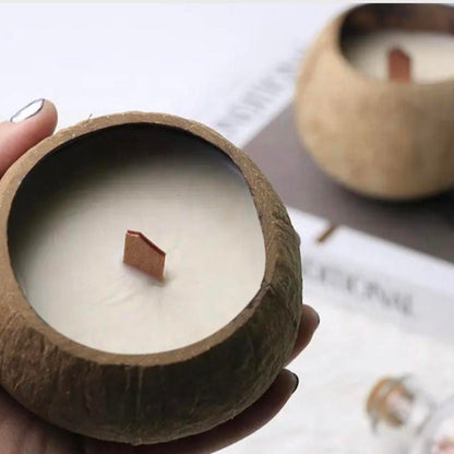 Coconut Shell Candle