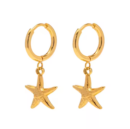 Aubrie Starfish Hoops