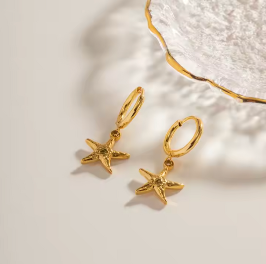 Aubrie Starfish Hoops