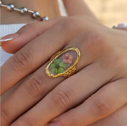 Dried Floral Ring