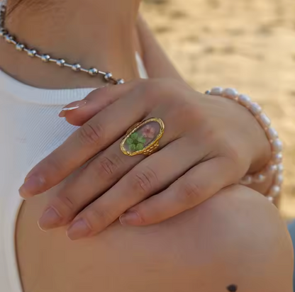 Dried Floral Ring